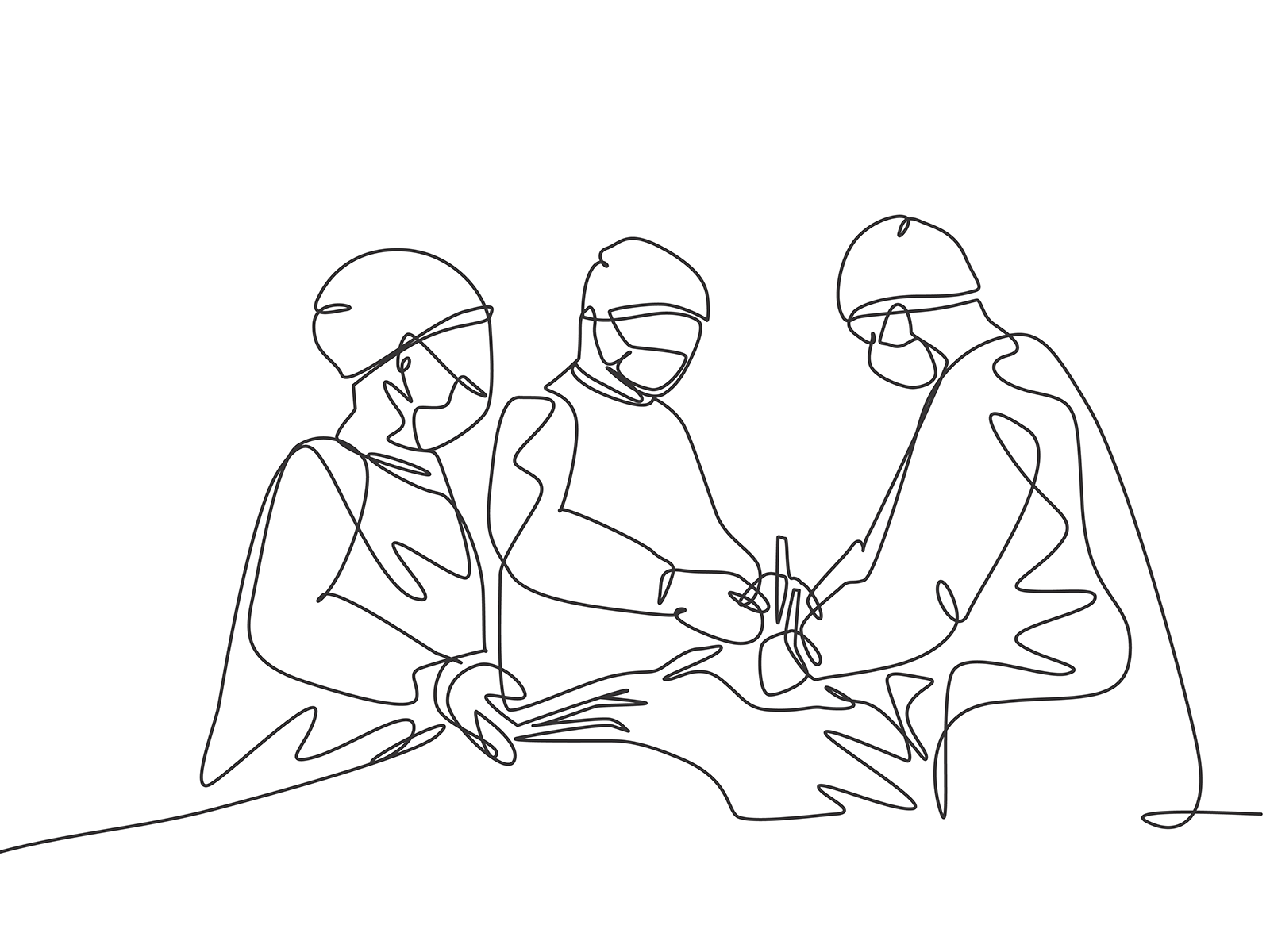 Surgery line-art