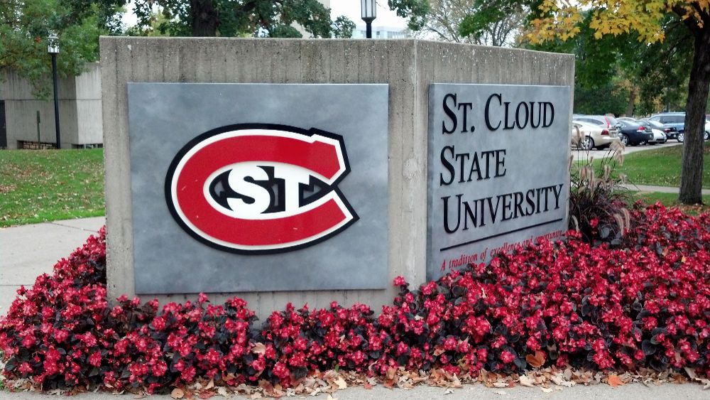 St. Cloud State University Welcome Sign
