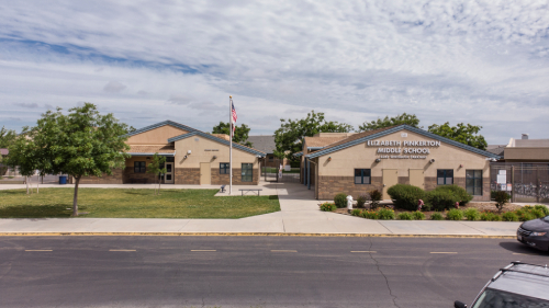 Exterior view of Elizabeth Pinkerton Middle School