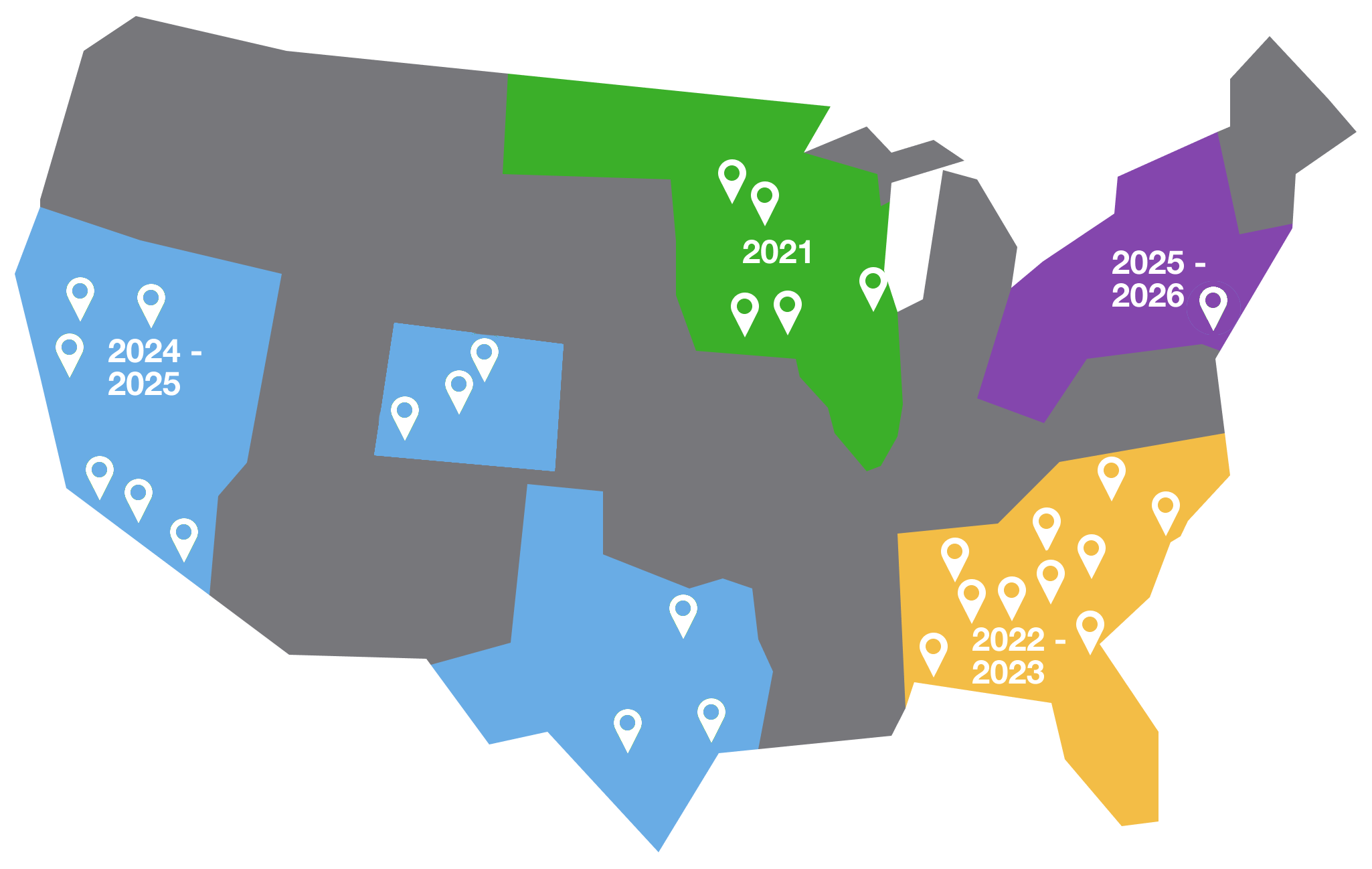 Map of USA