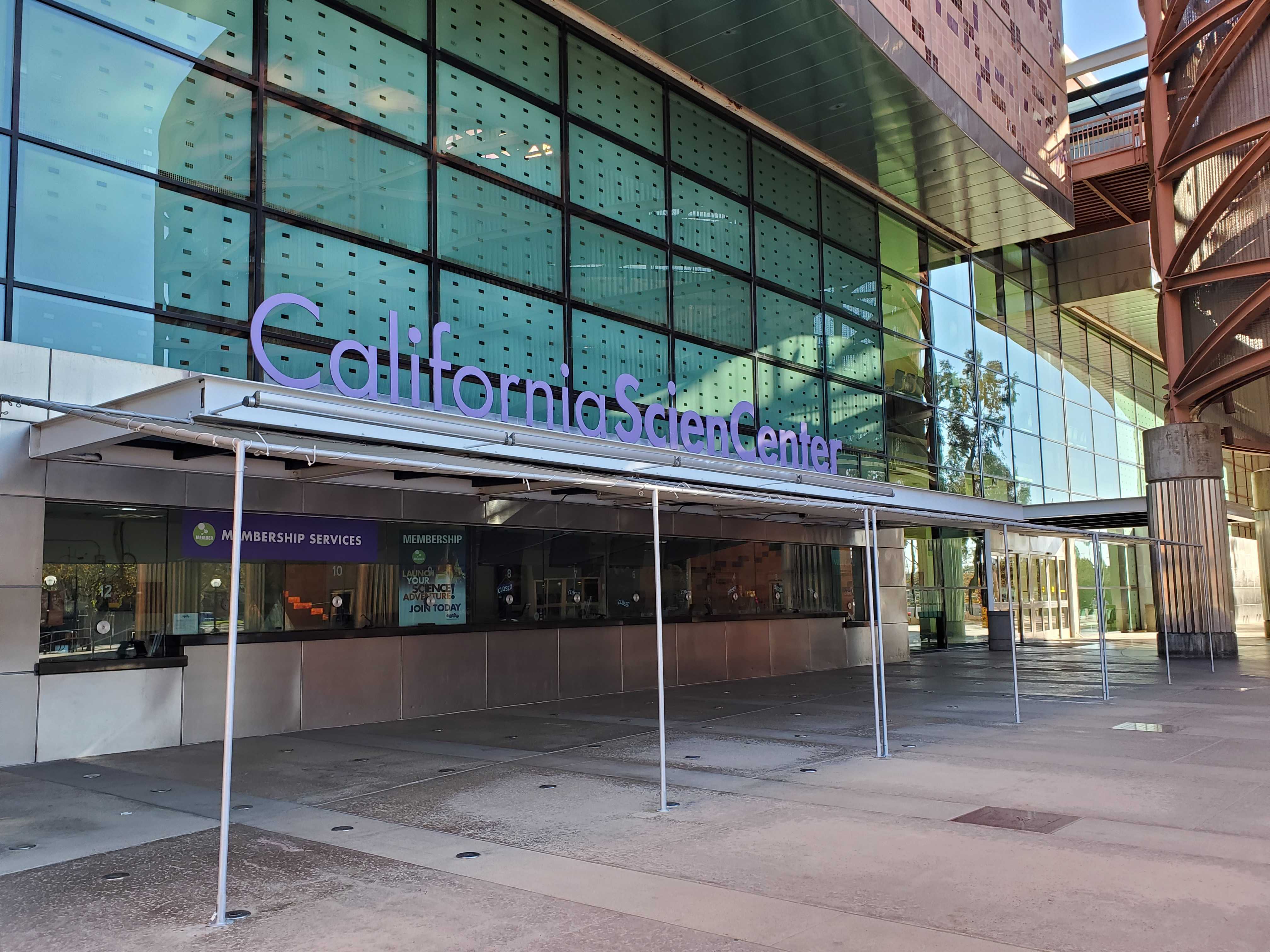 Exterior view of the California Science Center